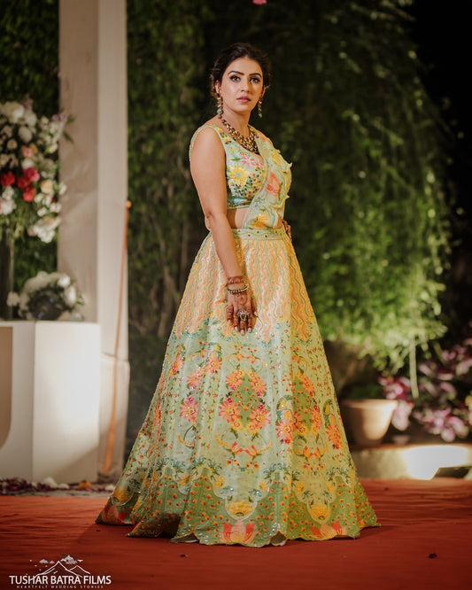 Glittering Meadows Lehenga Set