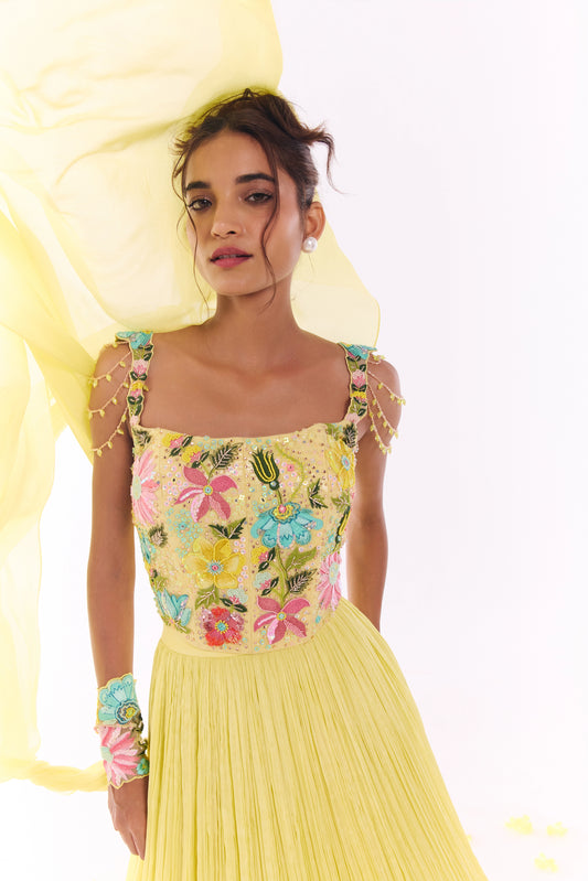 Citrus Romanace Corset and Skirt Sets
