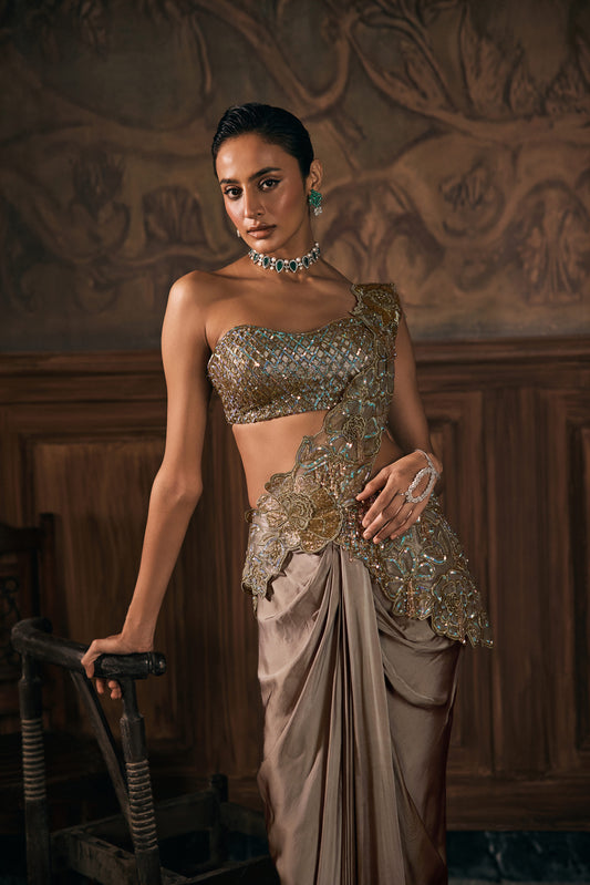NYX DRAPED SAREE