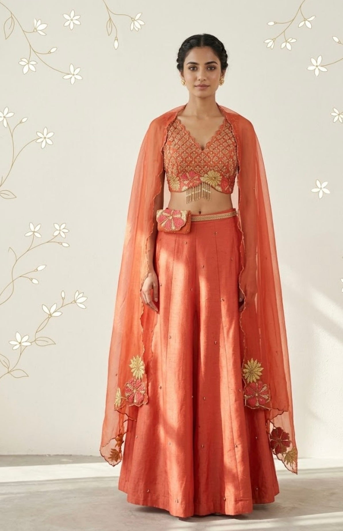 SALE- KAASHVI RUST CO-ORD SET