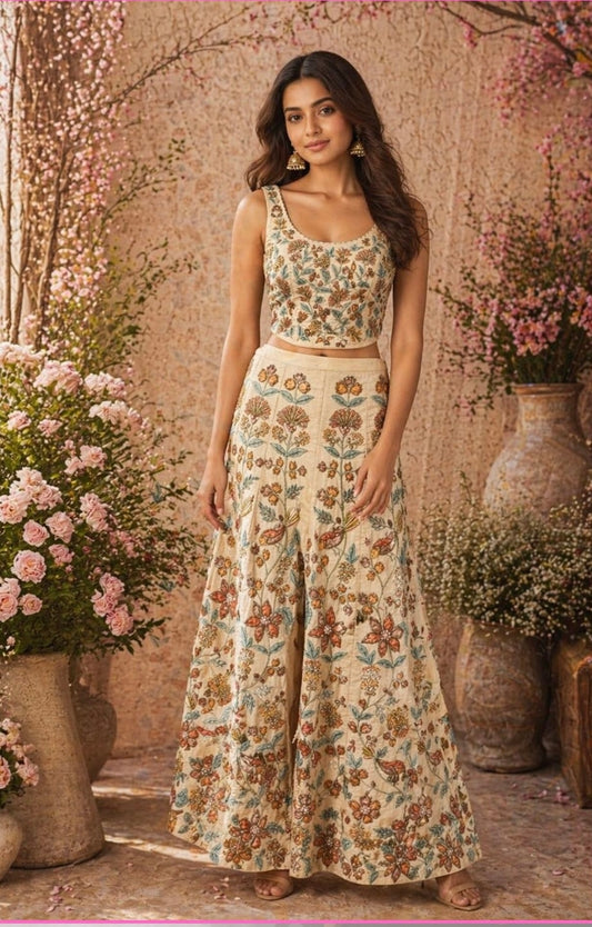 SALE- WHITE LILY CO-ORD SET