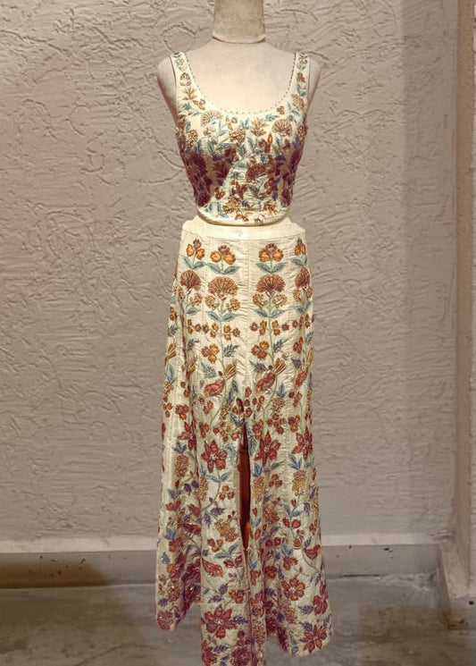 SALE- WHITE LILY CO-ORD SET