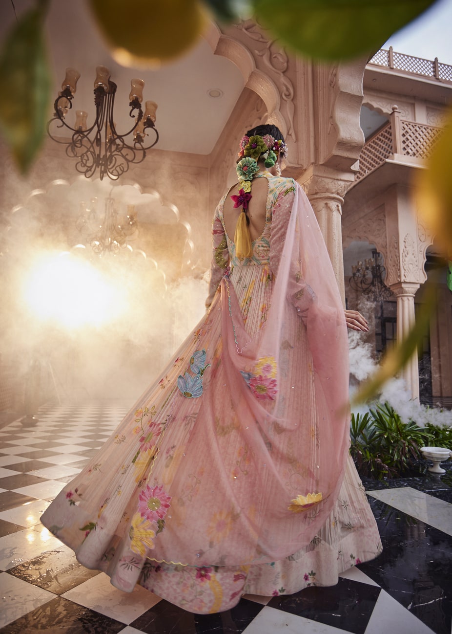 Dew Drops Anarkali Set
