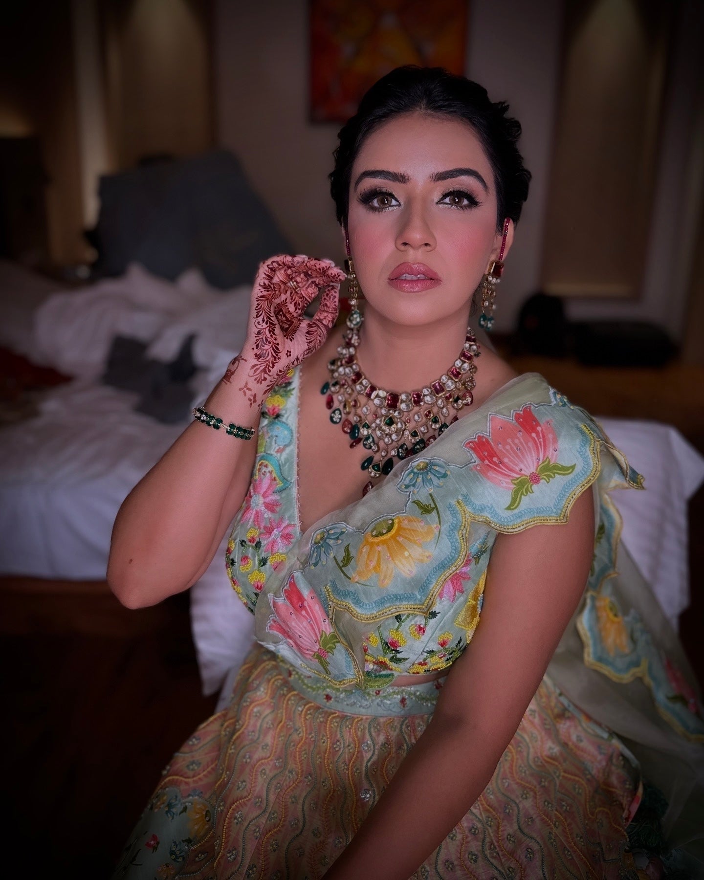Glittering Meadows Lehenga Set