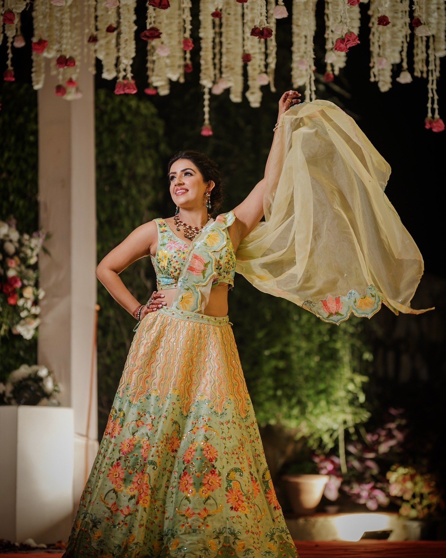 Glittering Meadows Lehenga Set