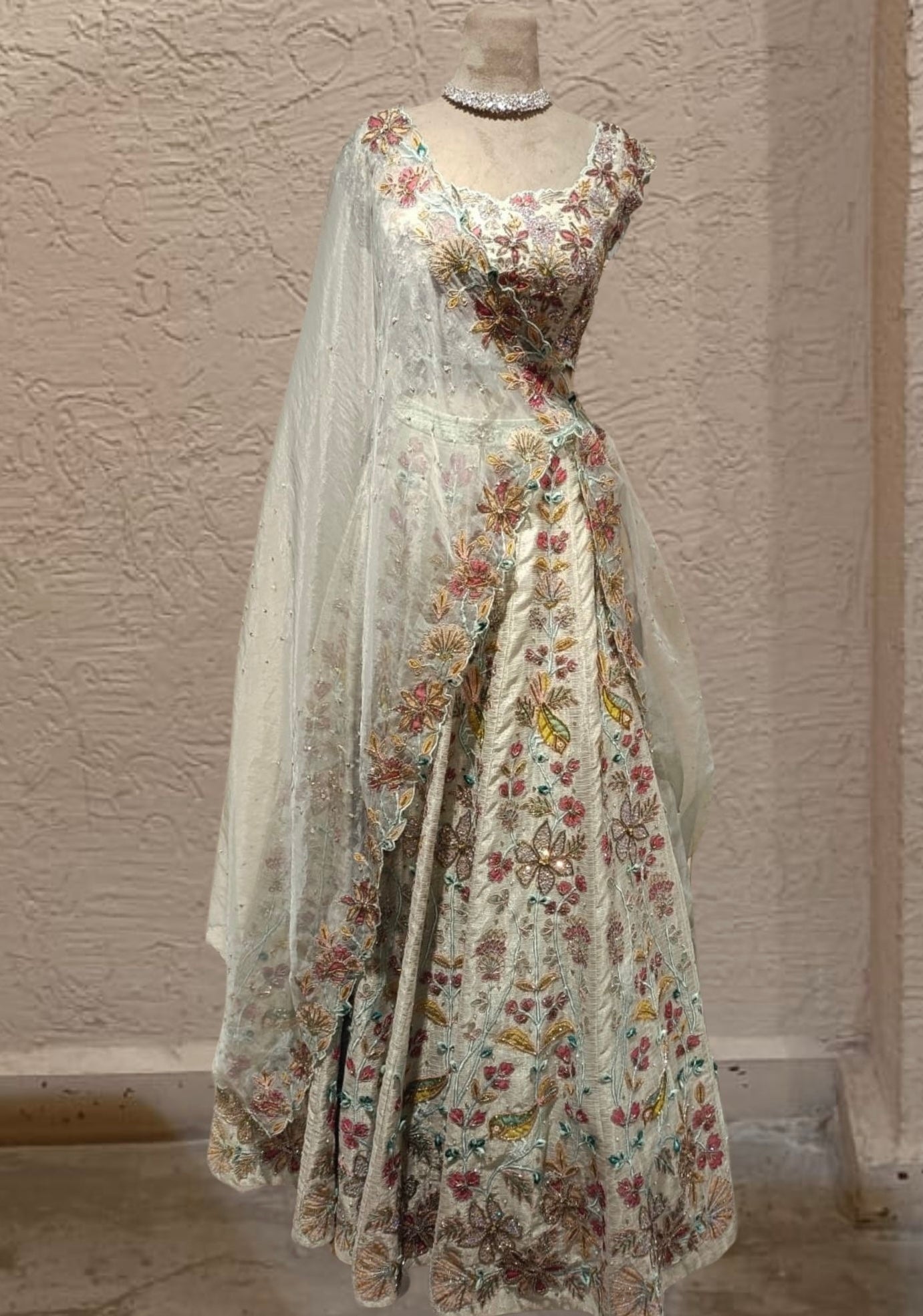 SALE- ENCHANTED GARDEN LEHENGA SET