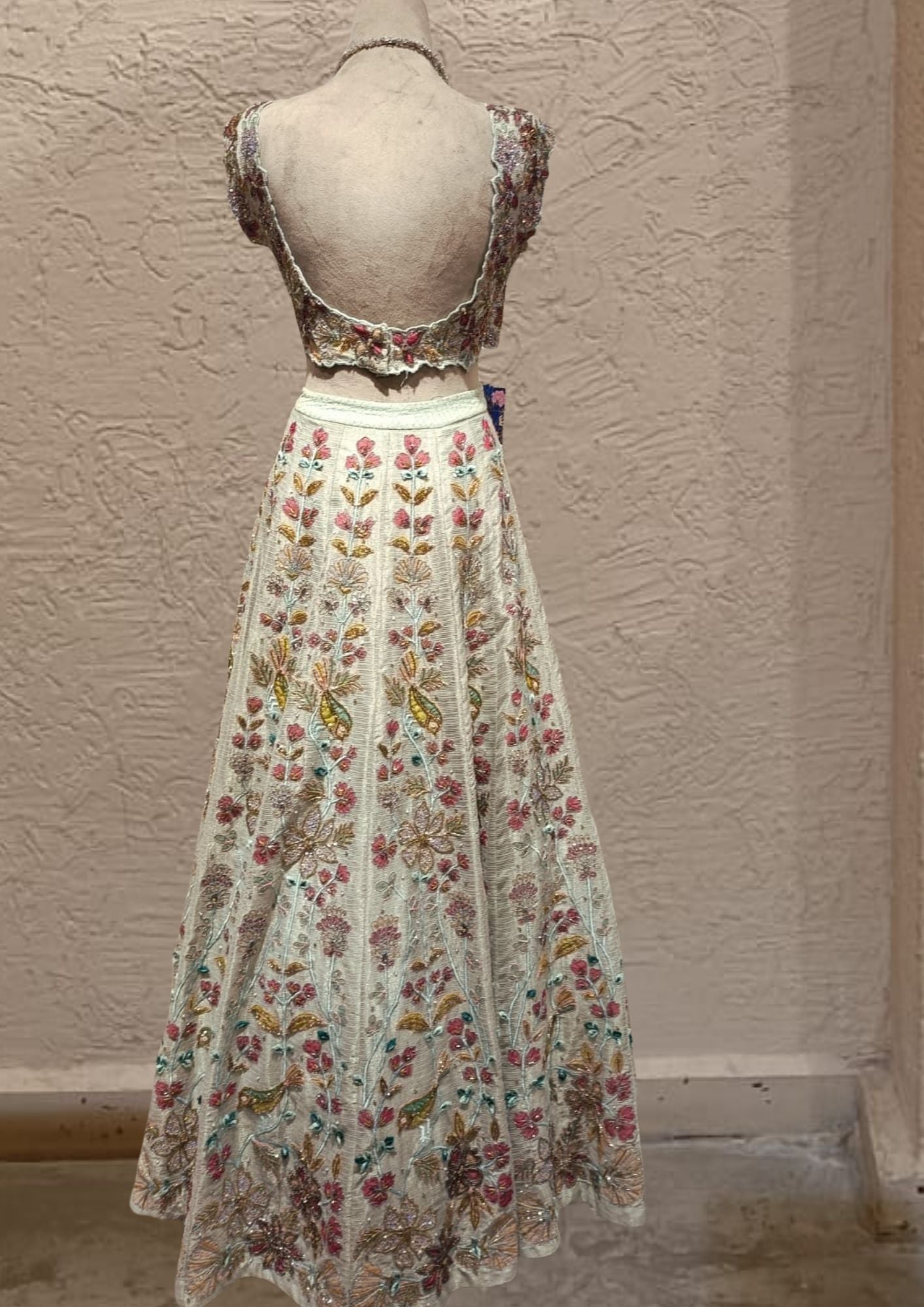SALE- ENCHANTED GARDEN LEHENGA SET