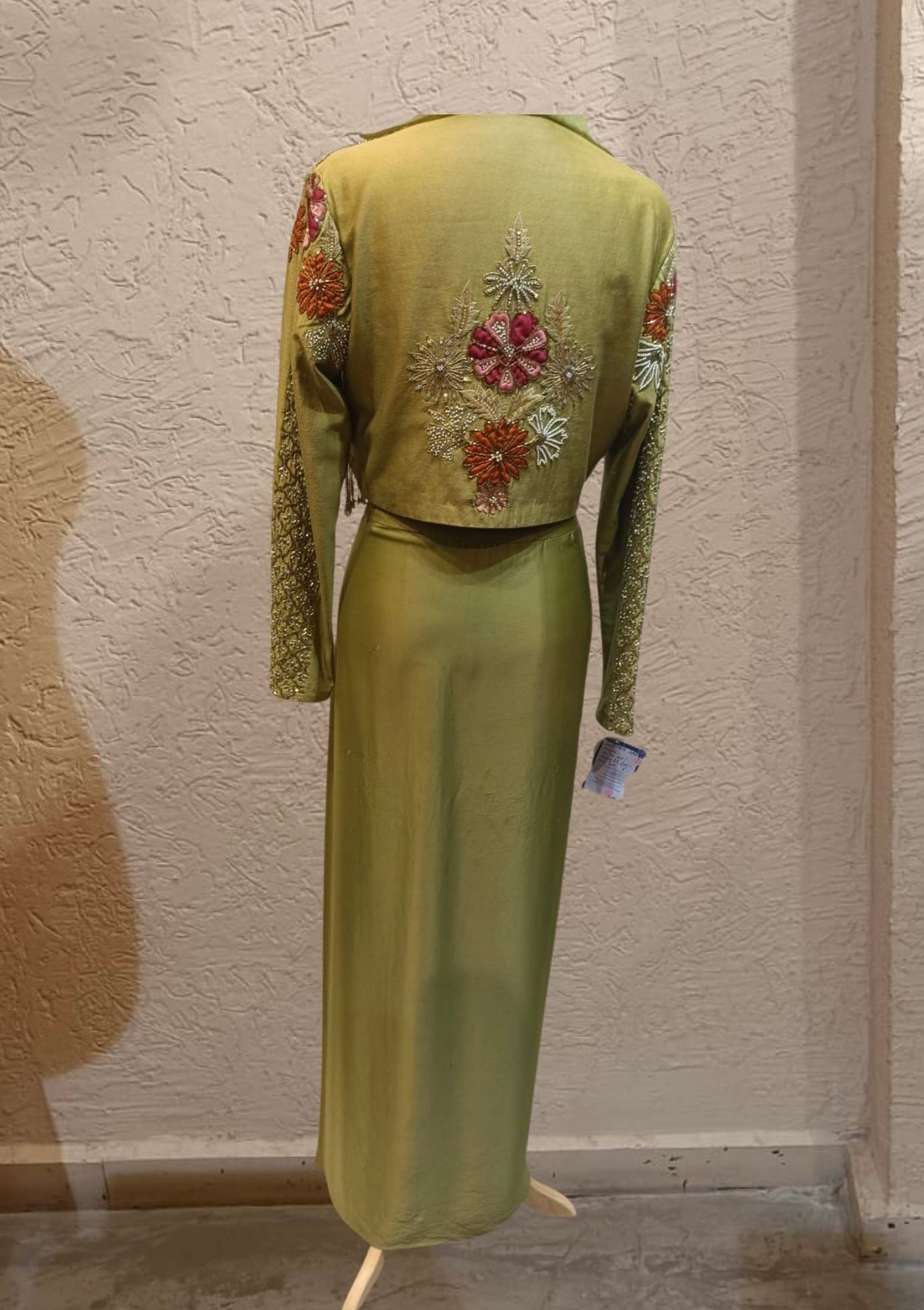 SALE- KIMAYA GREEN JACKET SET