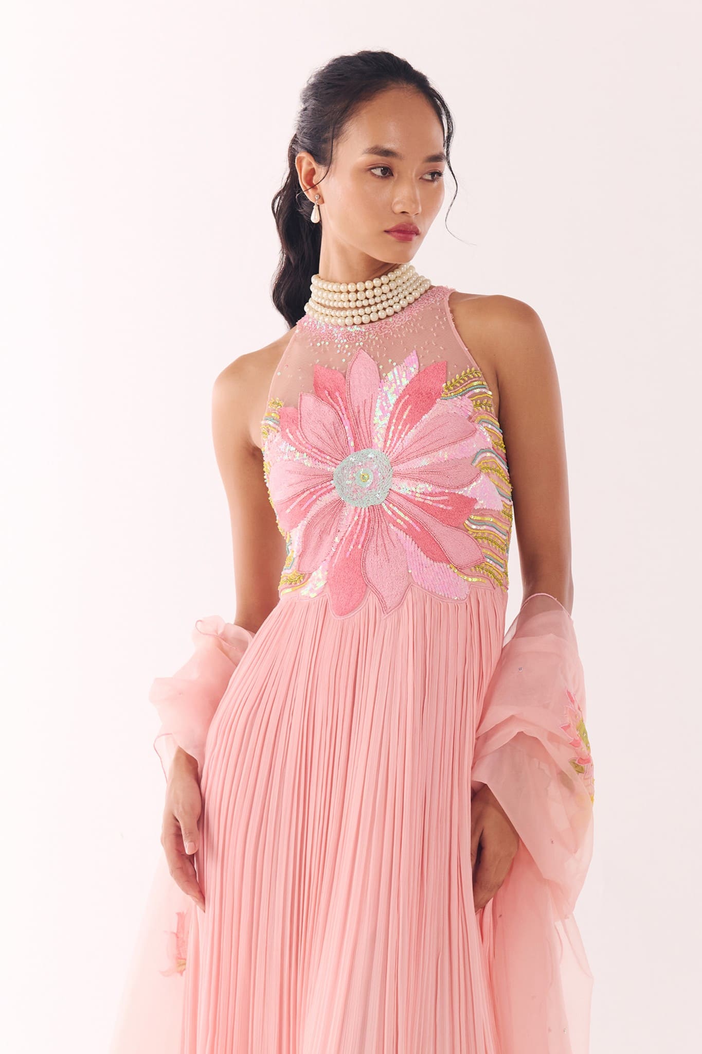 Love in Bloom Anarkali Set