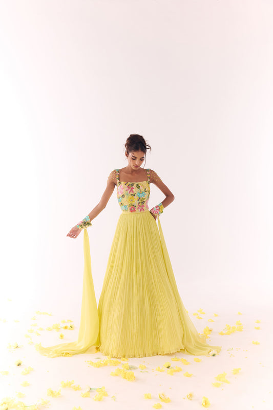 Citrus Romanace Corset and Skirt Sets