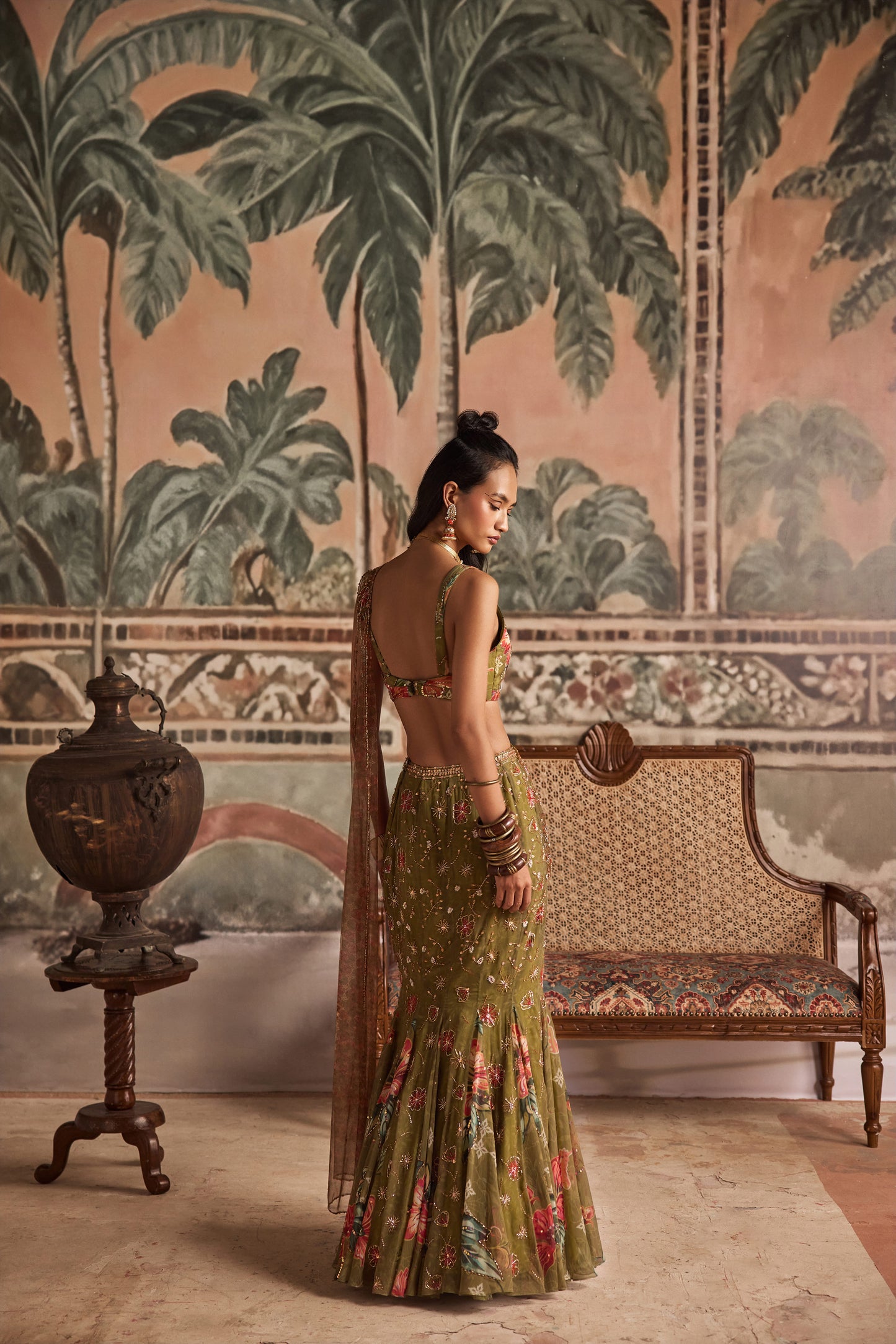 Baagh Bairi Drapped Saree
