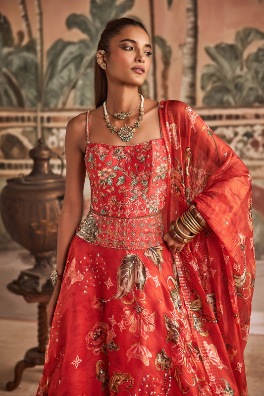 Desi Dhoop lehnga set