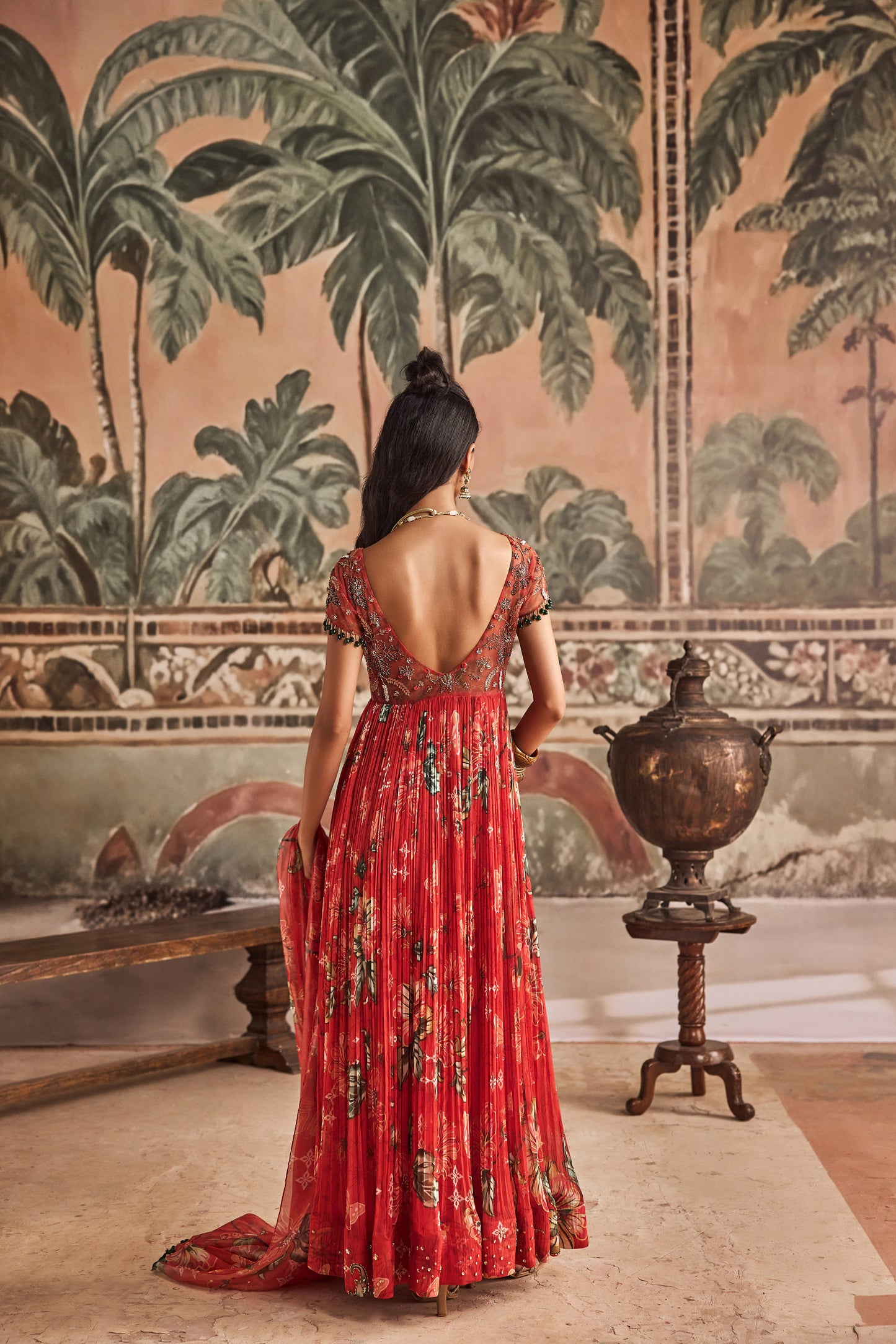 Guddi Gulabi Anarkali Set