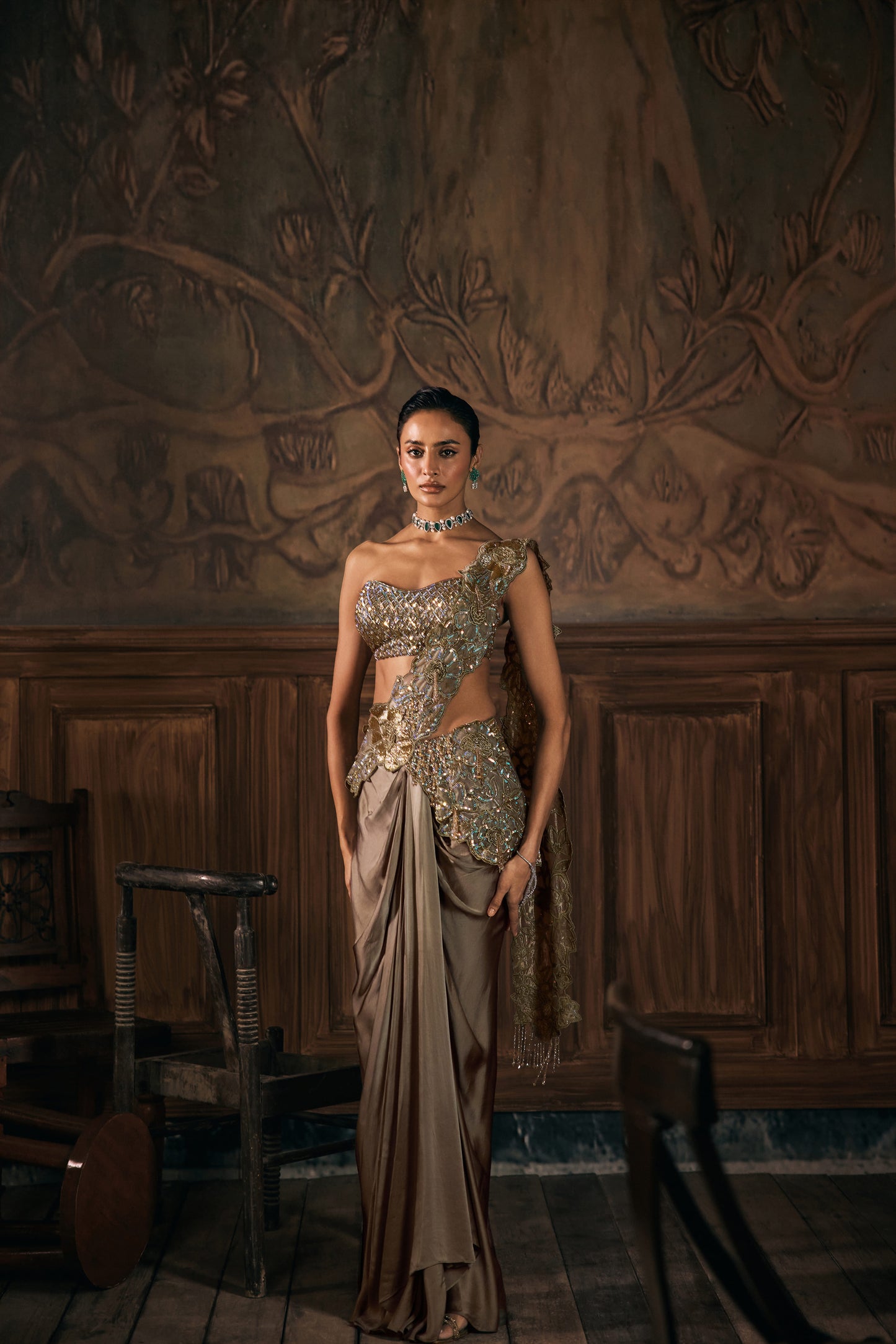 NYX DRAPED SAREE