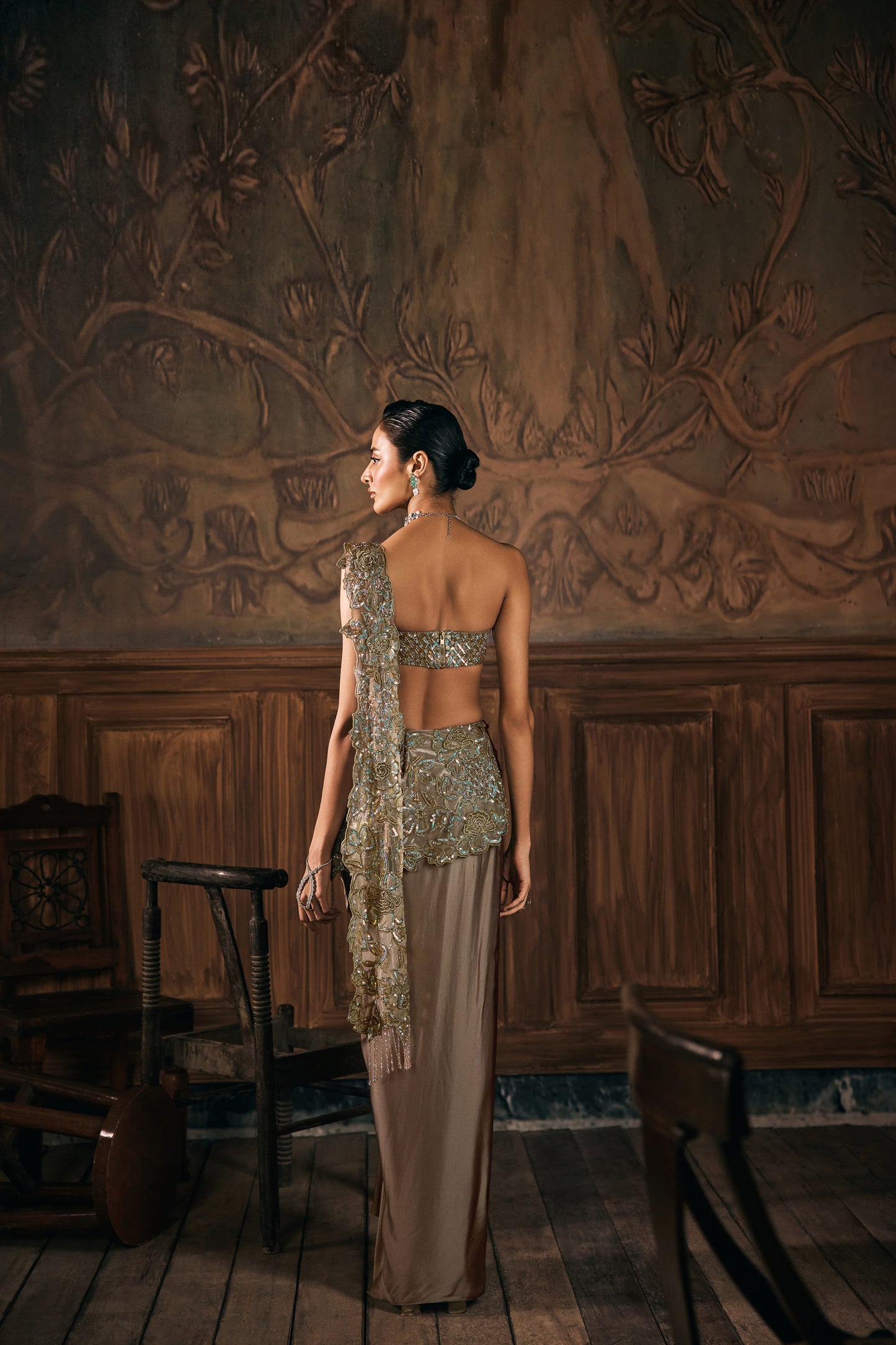 NYX DRAPED SAREE