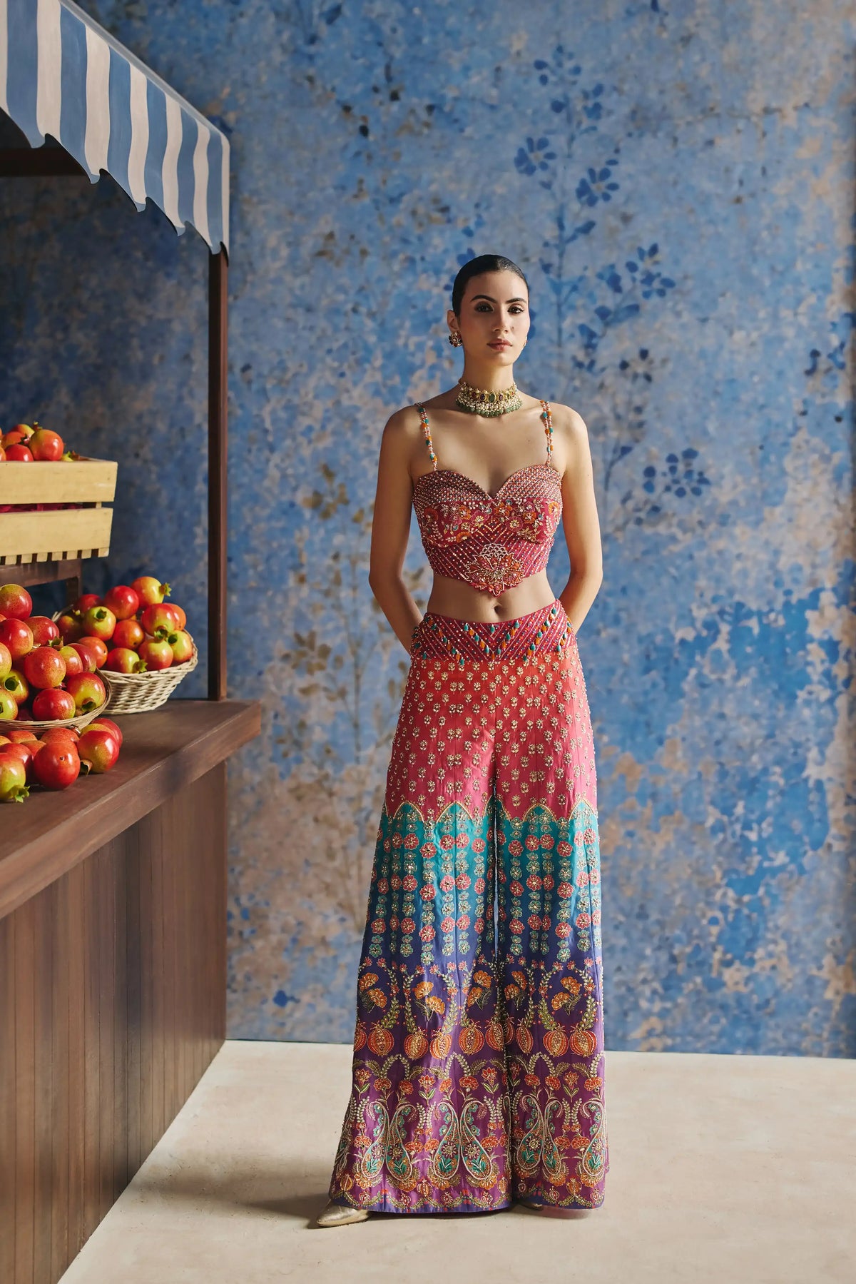 MEHERANG CORSET AND PANT SET