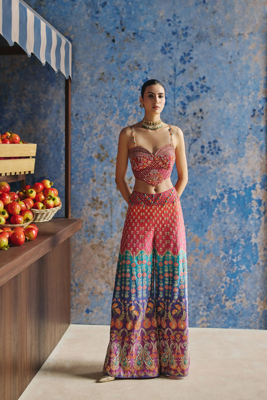 MEHERANG CORSET AND PANT SET