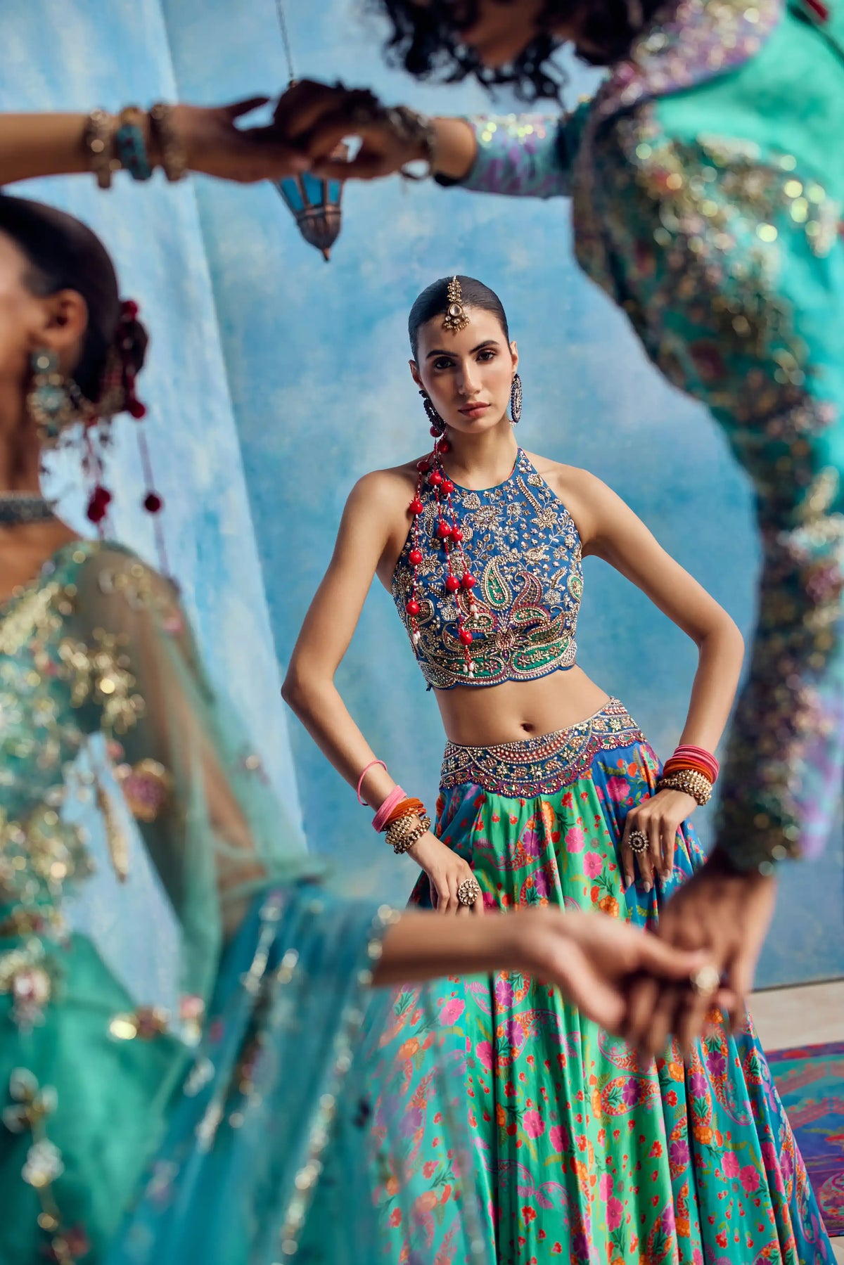 AMBUVAN LEHENGA SET