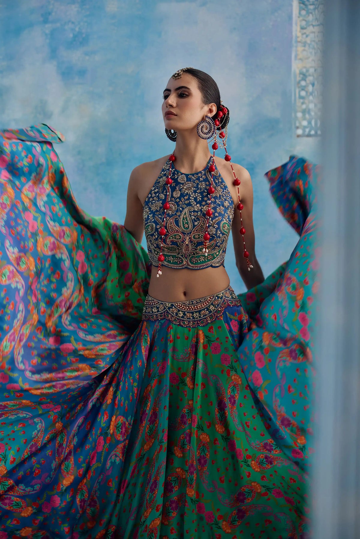 AMBUVAN LEHENGA SET