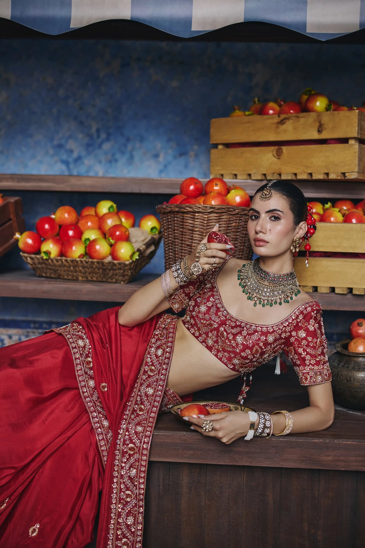 ANARIKA  SAREE SET