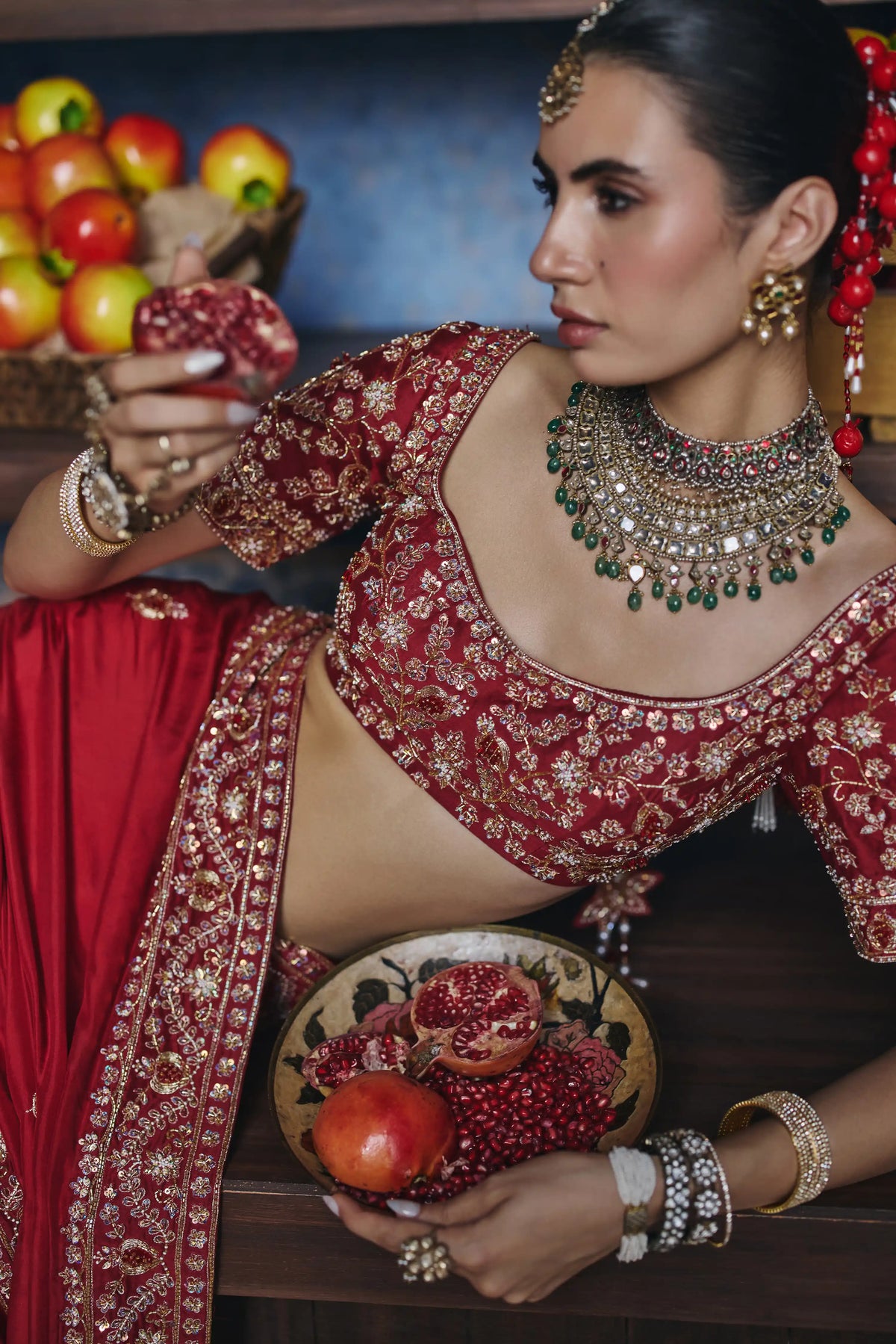 ANARIKA  SAREE SET