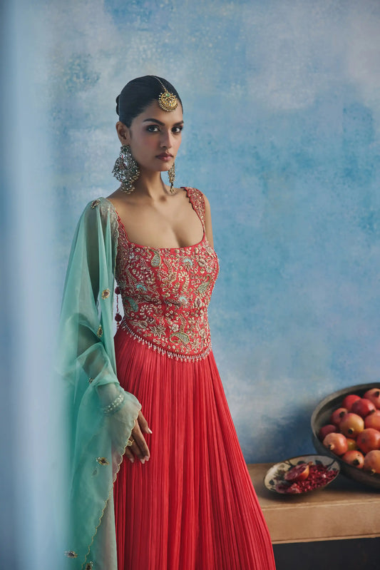 FIROZA ANARKALI SUIT SET