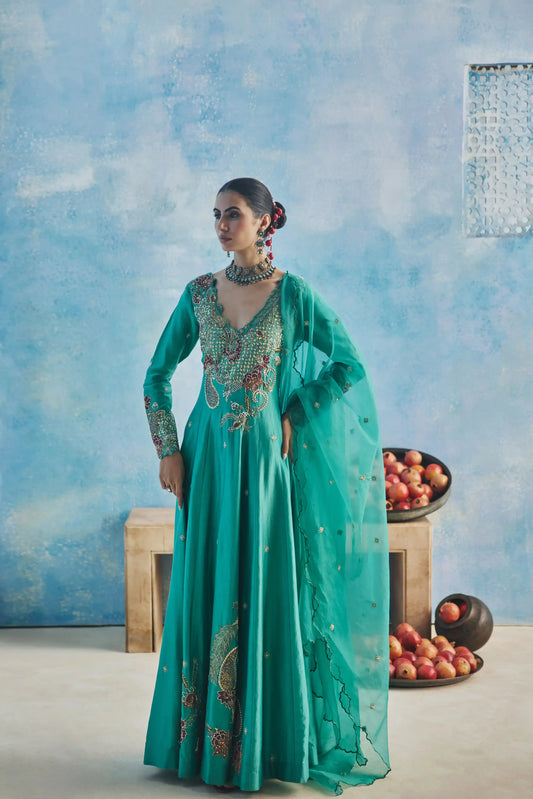 AMBAR ANARKALI SUIT SET