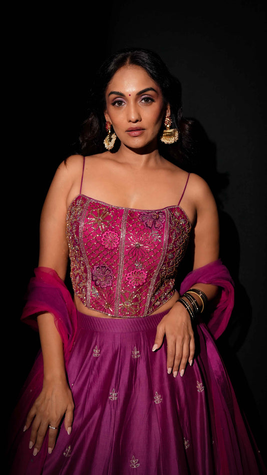 Shrima Rai In Husna Lehenga Set