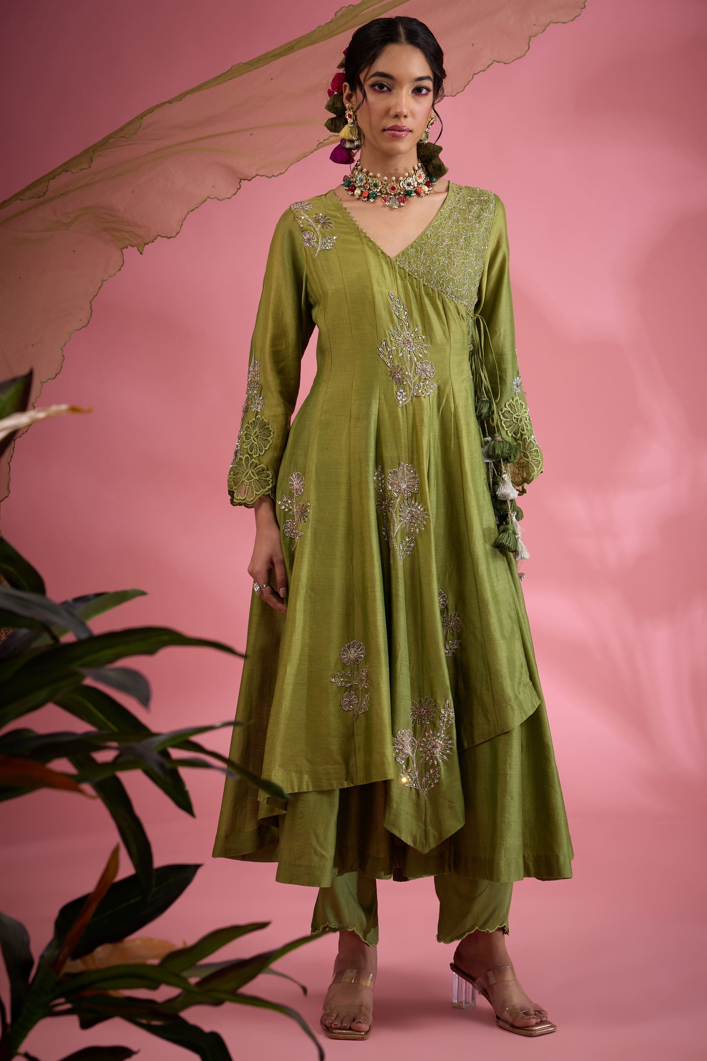 Gulshan Angrakha Kurta Set