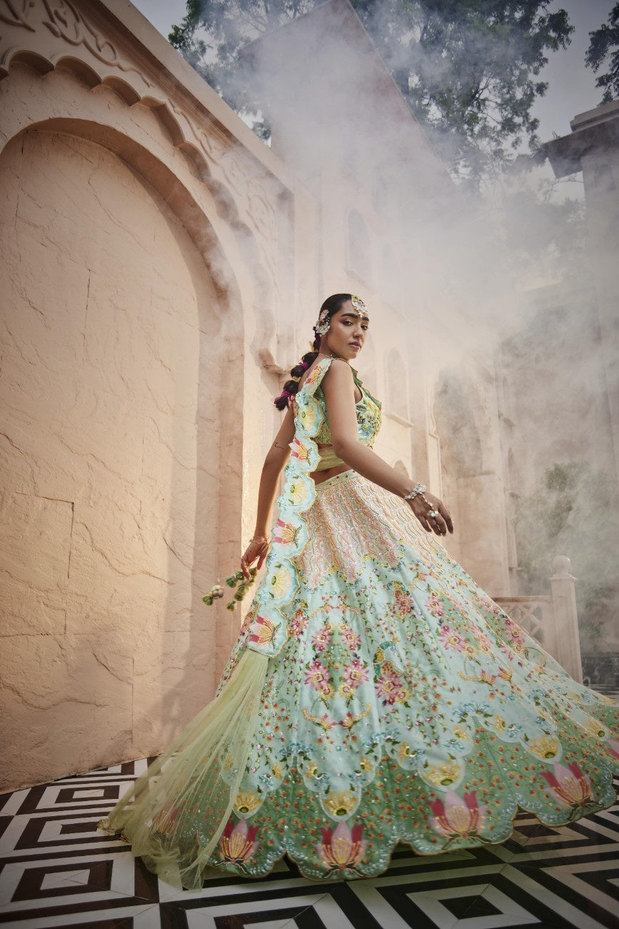 Glittering Meadows Lehenga Set
