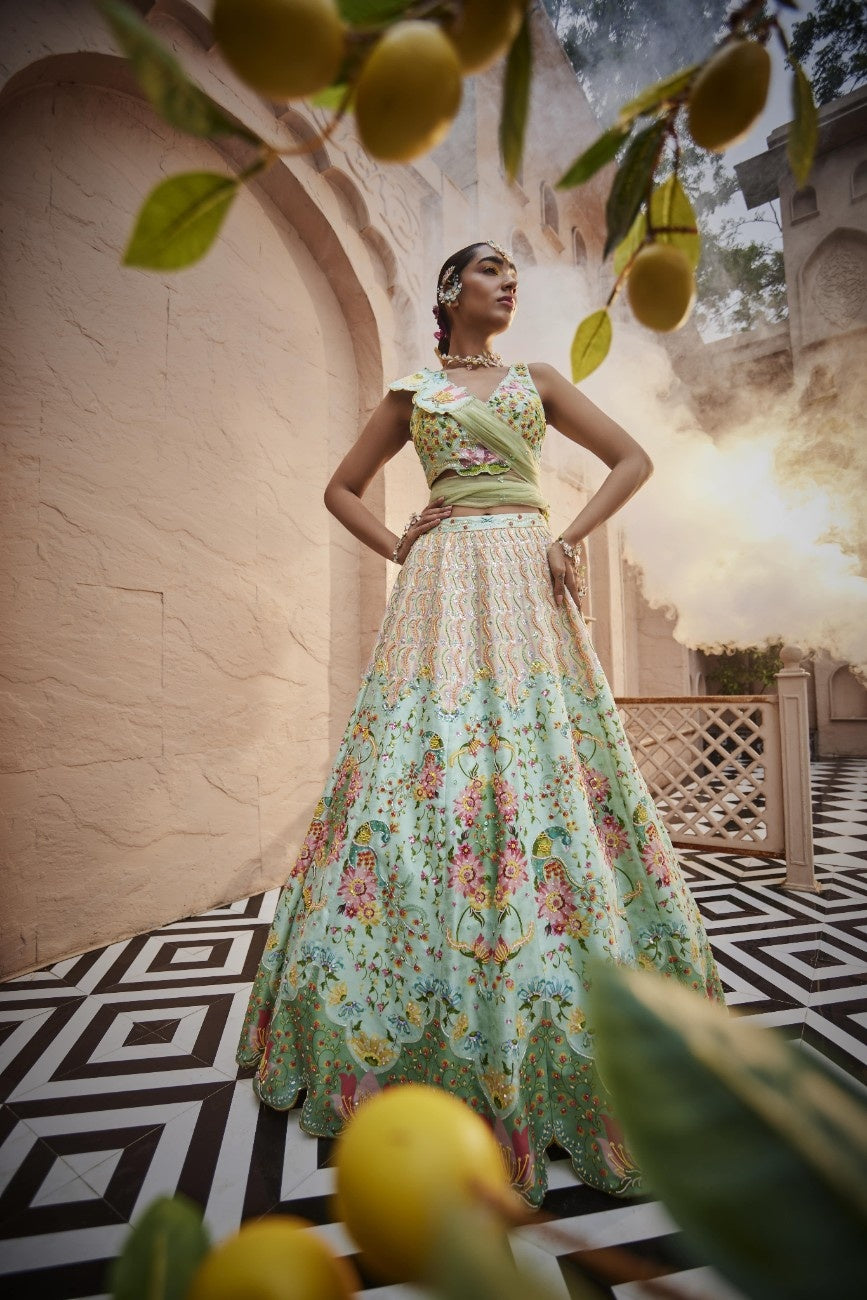 Glittering Meadows Lehenga Set