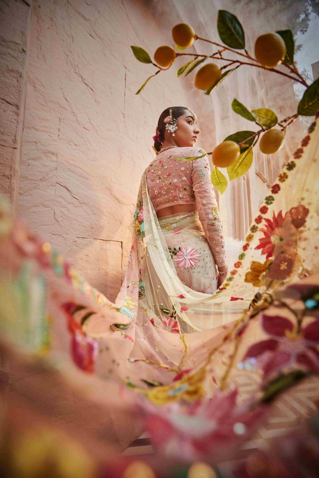 Rose Garden Drape Saree