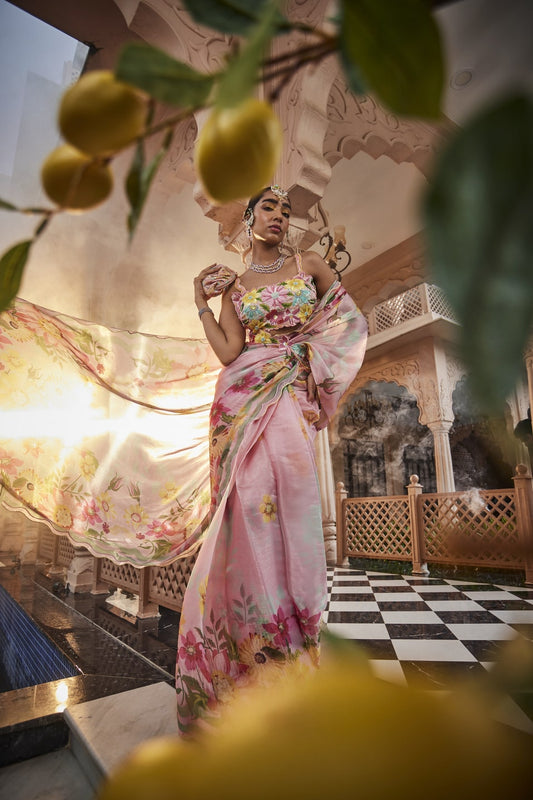 Sweet Breeze Drape Saree