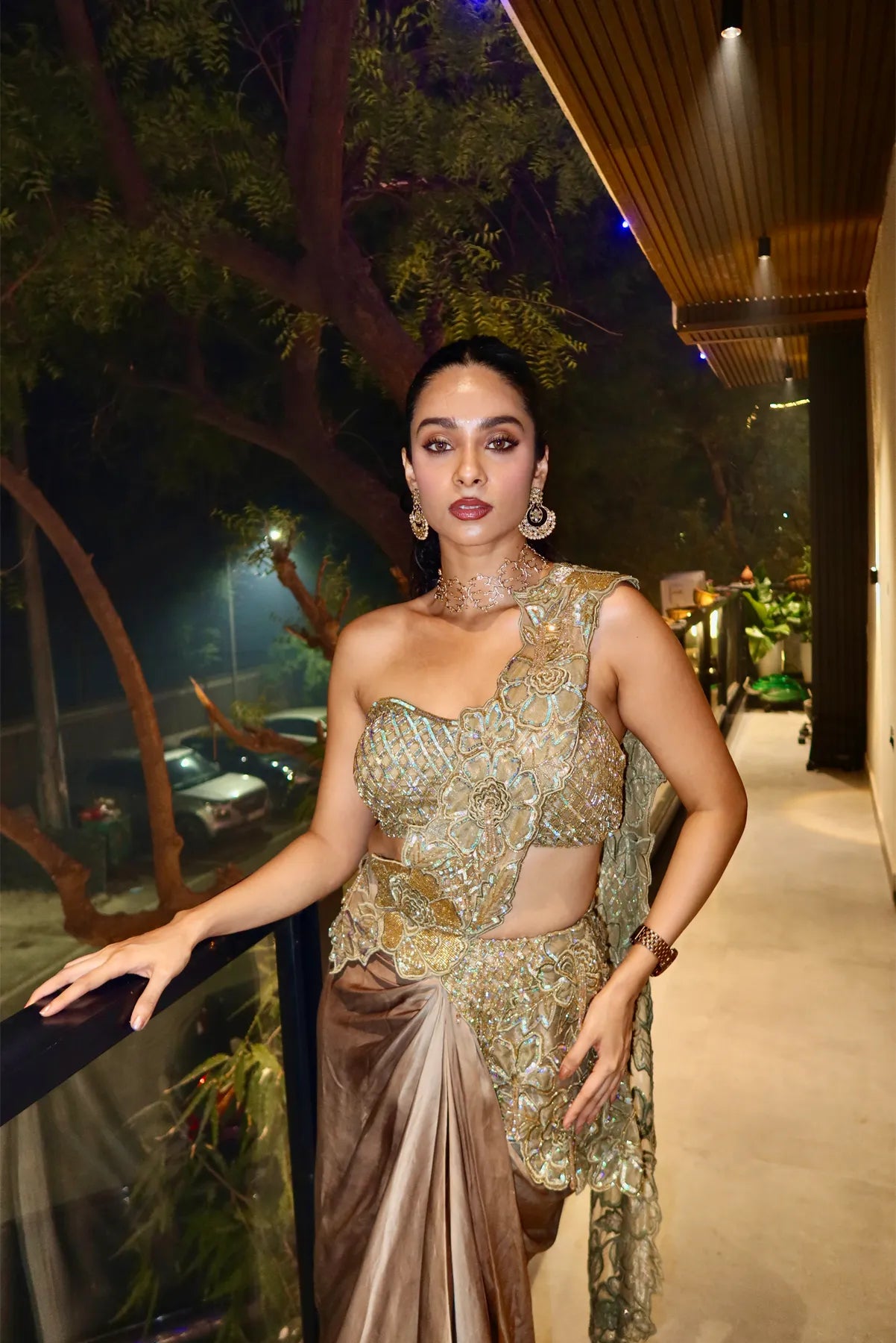 Nihareeka SIngh In Nyx Pre Drapped Saree