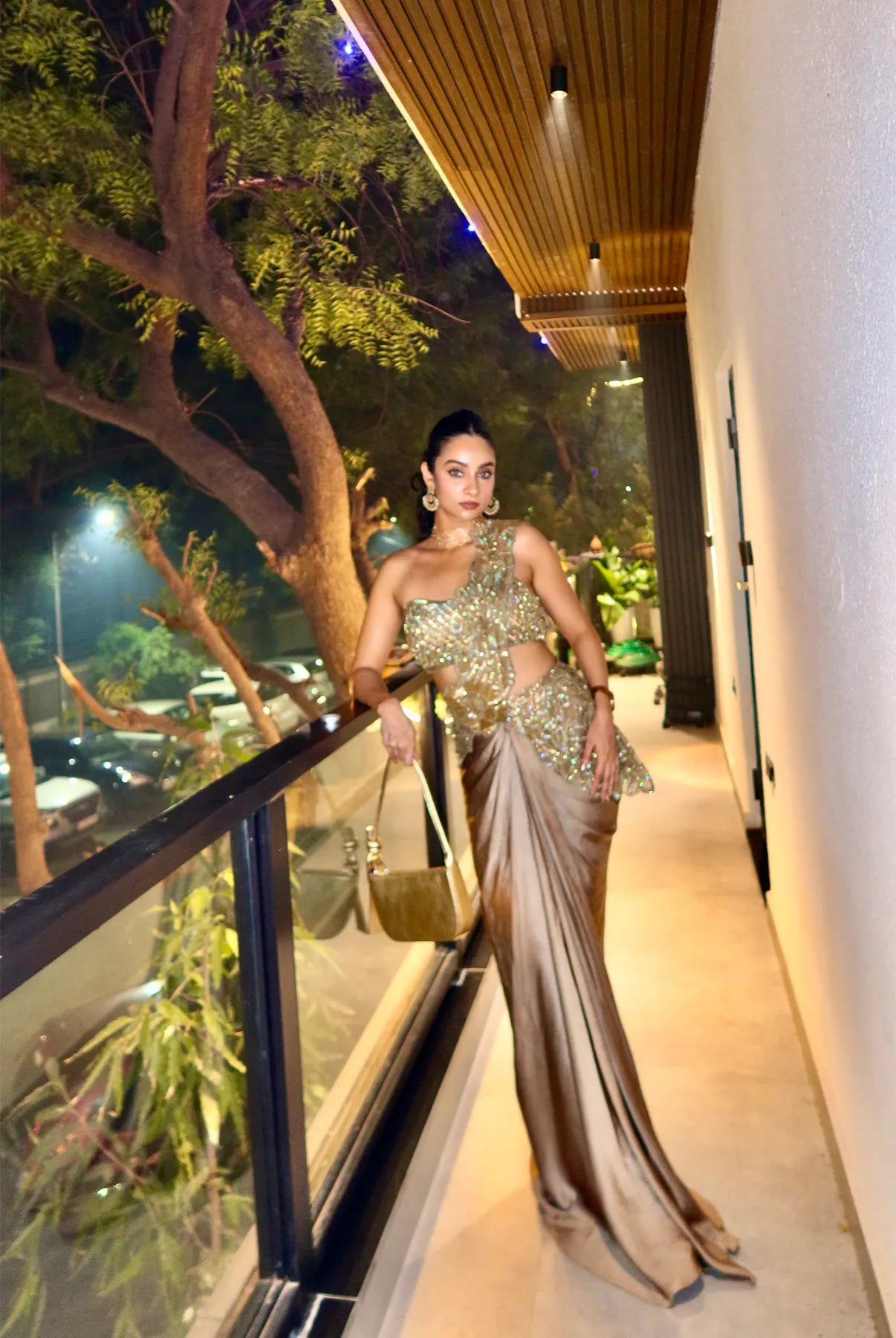 Nihareeka SIngh In Nyx Pre Drapped Saree