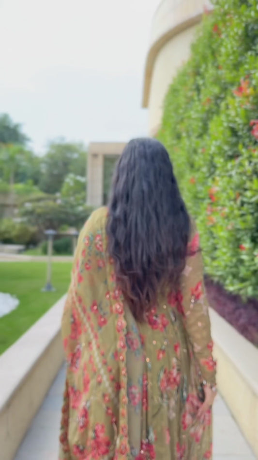 Kritika Khurana In Boho Begum Anarkali Set